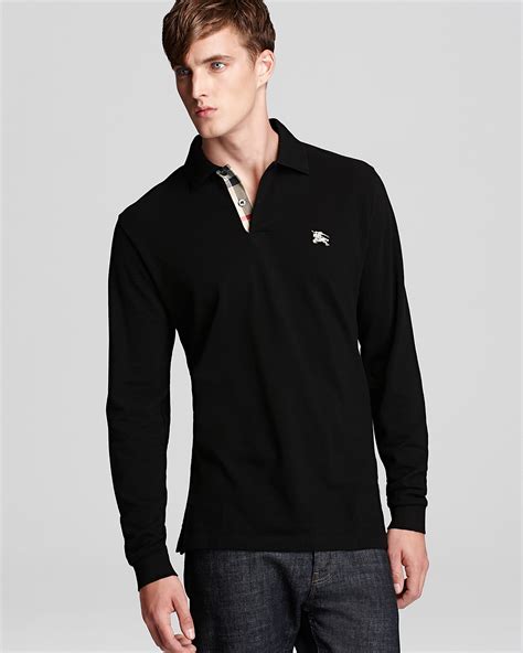 burberry long sleeve black|vintage burberry long sleeve polo.